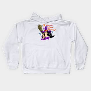 The Witch and Halloween Kids Hoodie